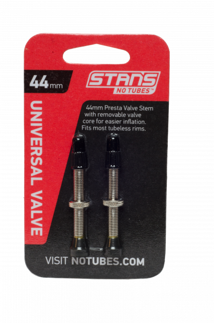 Stans No Tubes Universal Presta Valves Brass